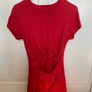 *2 HOUR SALE* UO knotted t-shirt dress